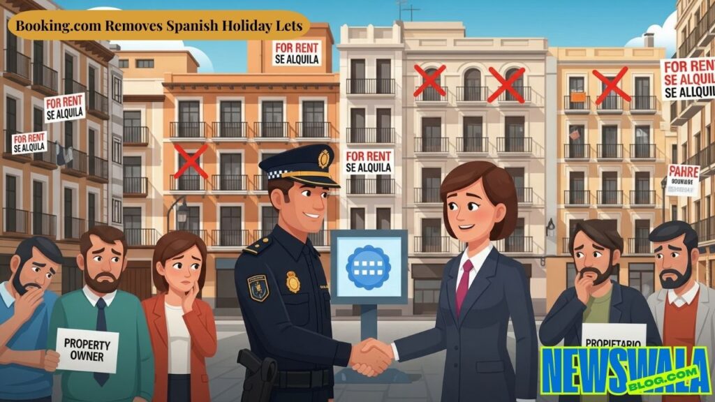 Booking.com Removes Spanish Holiday Lets