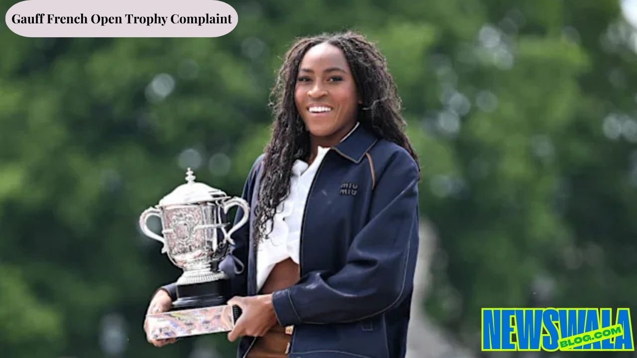 Gauff French Open Trophy Complaint