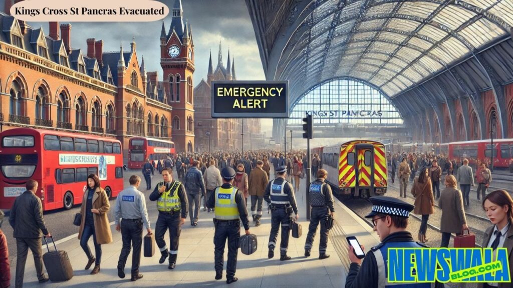 Kings Cross St Pancras Evacuated