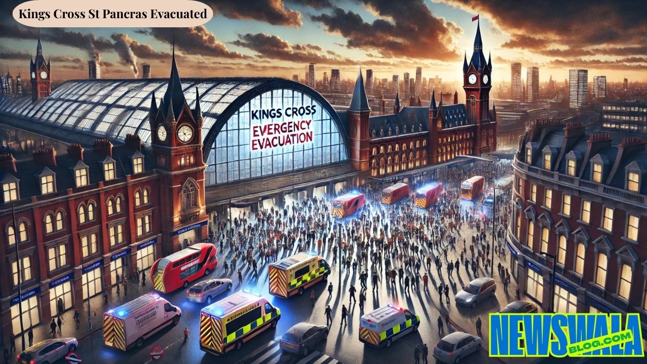 Kings Cross St Pancras Evacuated