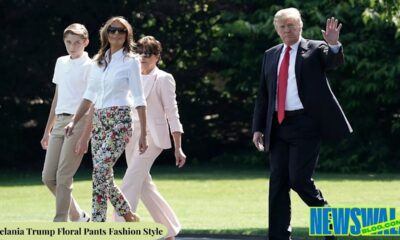 Melania Trump Floral Pants Fashion Style