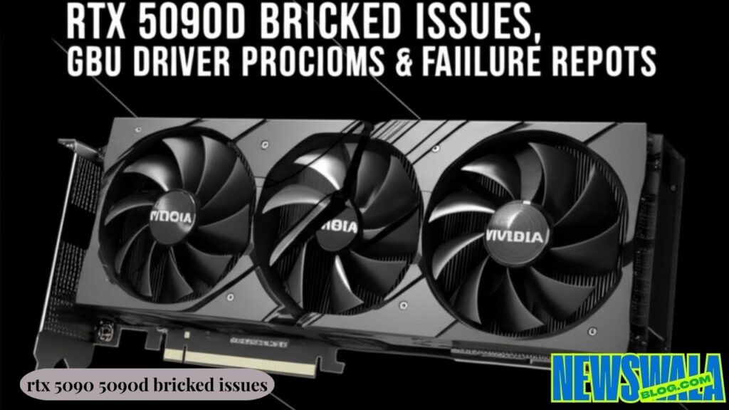rtx 5090 5090d bricked issues